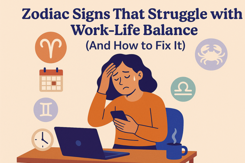 zodiac signs that struggle with work-life balance and how to fix it